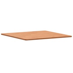 Dessus de table 70x70x1,5 cm carré bois massif de hêtre 