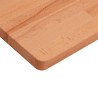 Dessus de table 70x70x1,5 cm carré bois massif de hêtre 