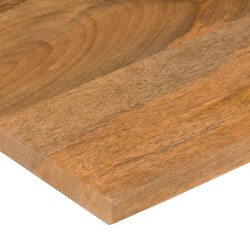 Dessus de bureau avec courbe 110x80x2,5 cm manguier massif brut 
