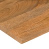 Dessus de bureau avec courbe 110x80x2,5 cm manguier massif brut 
