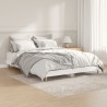 Cadre de lit sans matelas blanc 140x190 cm bois d'ingénierie 