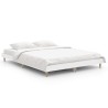 Cadre de lit sans matelas blanc 140x190 cm bois d'ingénierie 