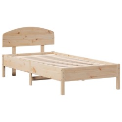 Cadre de lit sans matelas 90x190 cm bois de pin massif 