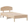 Cadre de lit sans matelas 90x190 cm bois de pin massif 