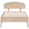 Cadre de lit sans matelas 90x190 cm bois de pin massif 