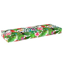 Coussins de palette pour banc 2 pcs Jungle tropicale 120x40x8 cm Tissu Oxford 