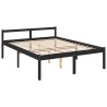 Lit pour personne âgée sans matelas 150x200 cm bois pin massif 