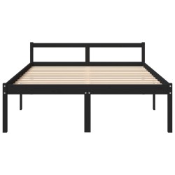 Lit pour personne âgée sans matelas 150x200 cm bois pin massif 