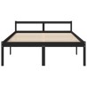 Lit pour personne âgée sans matelas 150x200 cm bois pin massif 