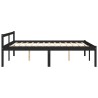 Lit pour personne âgée sans matelas 150x200 cm bois pin massif 