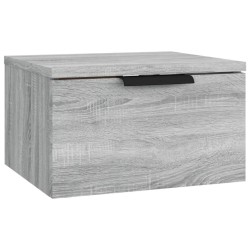 Tables de chevet murales 2 pcs Sonoma gris 34x30x20 cm 