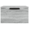 Tables de chevet murales 2 pcs Sonoma gris 34x30x20 cm 