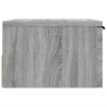 Tables de chevet murales 2 pcs Sonoma gris 34x30x20 cm 