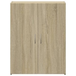 Armoire de classement chêne sonoma bois d'ingénierie 