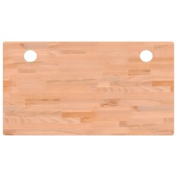 Dessus de bureau 110x60x1,5 cm bois massif de hêtre 