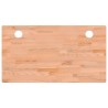 Dessus de bureau 110x60x1,5 cm bois massif de hêtre 