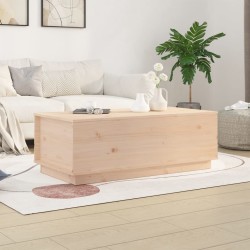 Table basse 100x50x35 cm Bois massif de pin 