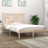 Cadre de lit Bois de pin massif 140x190 cm 
