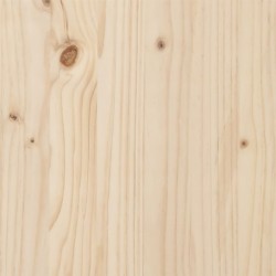 Cadre de lit Bois de pin massif 140x190 cm 
