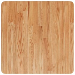 Dessus de table carré Marron clair60x60x1,5cm Bois chêne traité 
