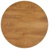 Table de salle à manger Chêne et noir 90x73,5 cm MDF 