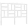 Tête de lit Blanc 141x4x104 cm Bois massif de pin 