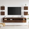 Meubles TV muraux 4 pcs Chêne marron 30,5x30x30 cm 