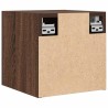 Meubles TV muraux 4 pcs Chêne marron 30,5x30x30 cm 