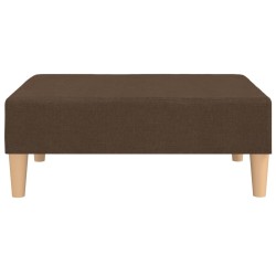 Repose-pied Marron 78x56x32 cm Tissu 