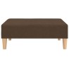 Repose-pied Marron 78x56x32 cm Tissu 