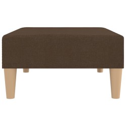 Repose-pied Marron 78x56x32 cm Tissu 