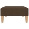 Repose-pied Marron 78x56x32 cm Tissu 