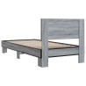 Cadre de lit sans matelas sonoma gris 100x200 cm 