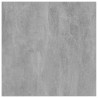 Panneaux de bibliothèque 4 pcs gris béton bois d’ingénierie 