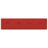 Panneaux muraux 12pcs Rouge bordeaux 60x15cm Similicuir 1,08 m² 