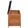 Boîte de rangement de jardin 150x50x55 cm Eucalyptus solide 