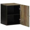 Armoire de salle de bain murale 38x33x48cm bois massif manguier 