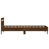 Cadre de lit sans matelas avec tête de lit 90x200 cm 