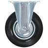 12 pcs Roulettes fixes 125 mm 