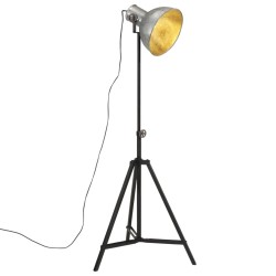 Lampadaire 25 W argent vintage 61x61x90/150 cm E27 