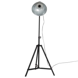 Lampadaire 25 W argent vintage 61x61x90/150 cm E27 