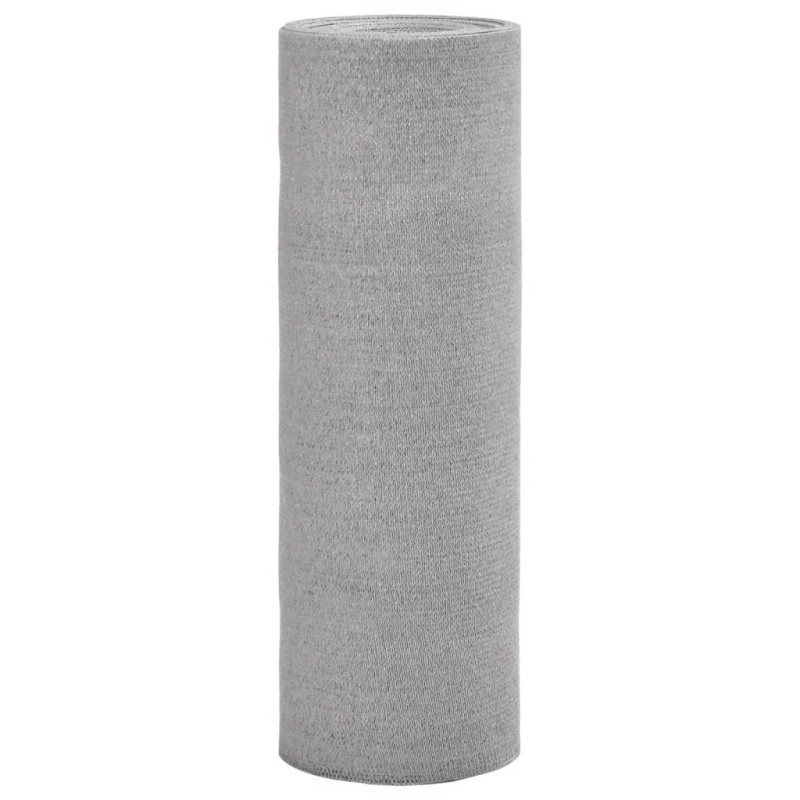 Filet brise-vue gris clair 2x25 m PEHD 150 g/m² 
