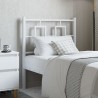 Tête de lit métal blanc 80 cm 