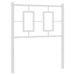 Tête de lit métal blanc 80 cm 