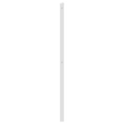 Tête de lit métal blanc 80 cm 