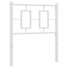 Tête de lit métal blanc 80 cm 