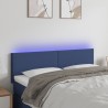 Tête de lit à LED Crème 144x5x78/88 cm Tissu 