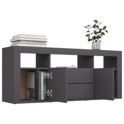 Meuble TV Gris 120x30x50 cm Bois d'ingénierie 