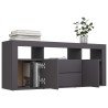 Meuble TV Gris 120x30x50 cm Bois d'ingénierie 