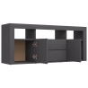 Meuble TV Gris 120x30x50 cm Bois d'ingénierie 